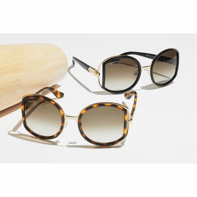 Ferragamo Oversized Sunglasses, , large