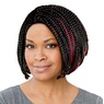 Kamara Lace-Front Braided Wig, Off Black Merlot, large