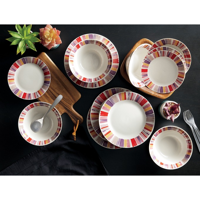 Gibson Orleans 12-Piece Dinnerware Set, , large
