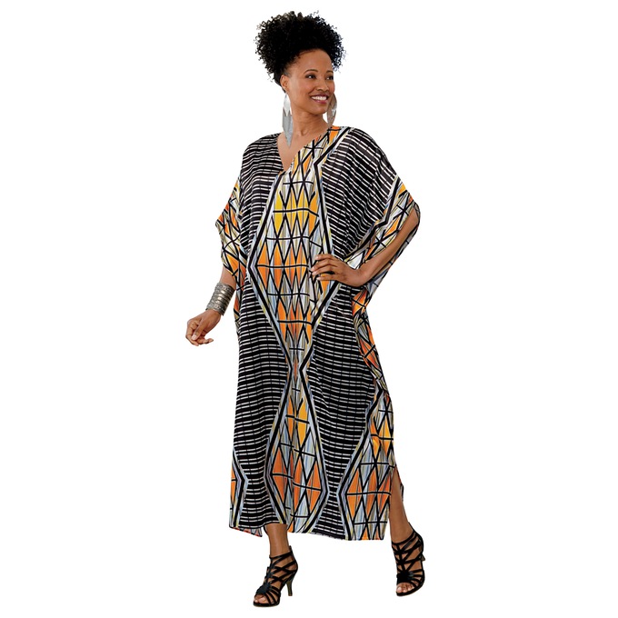 Amara Long Caftan, , large