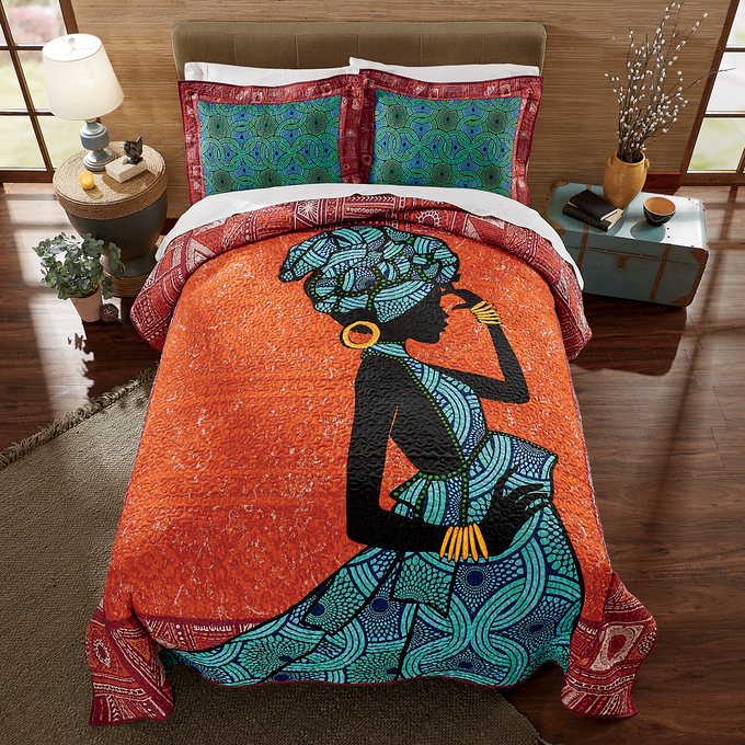 Amara Quilt and Sham, , large
