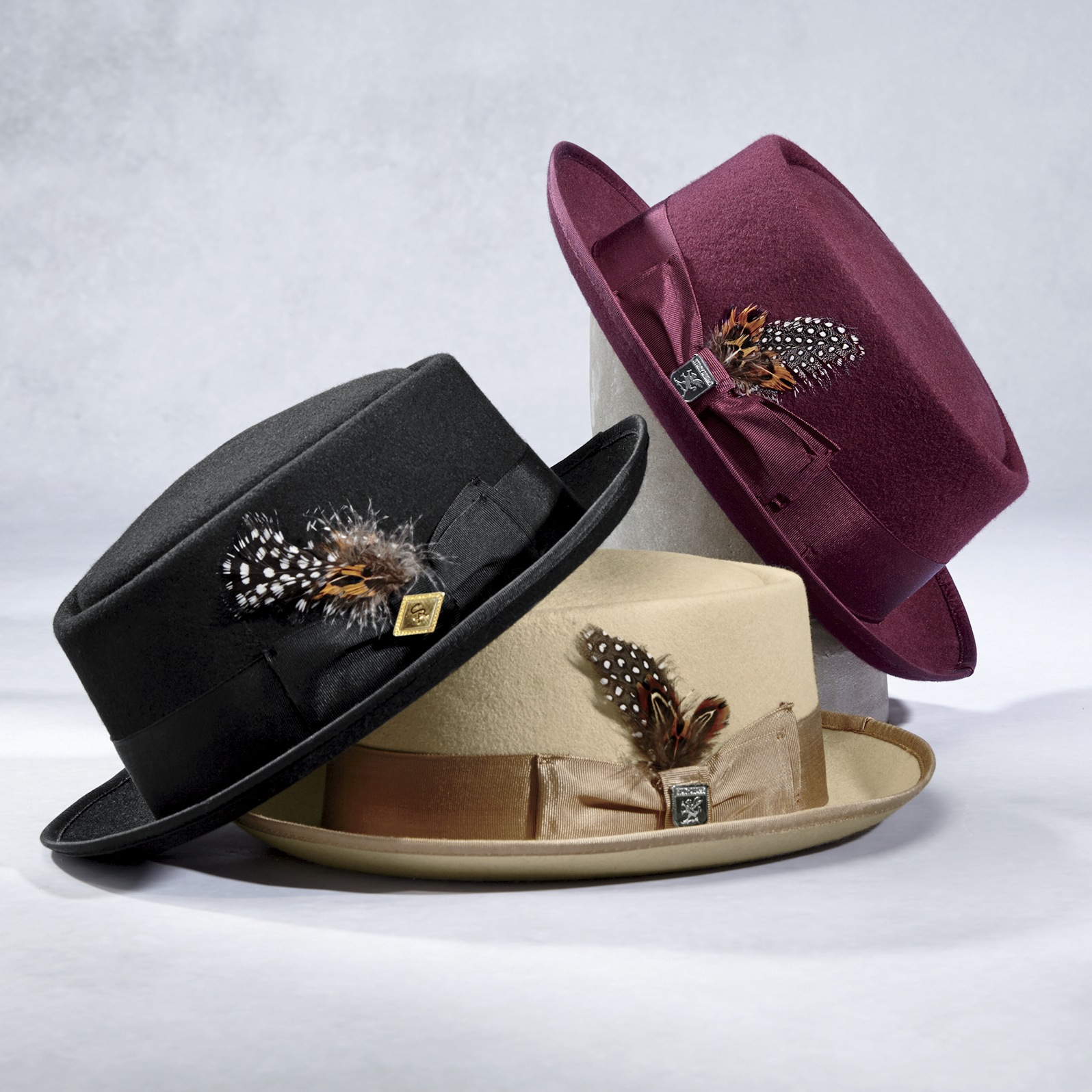 stacy adams pork pie hat