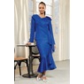 Celestina Women's Skirt Suit with High-Low Peplum and Shawl-Collar Top, , large