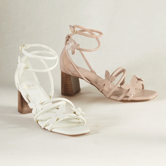 RM Eva Sandal by Rebecca Minkoff with Butterfly Appliqu&eacute;s and Memory Foam, , large