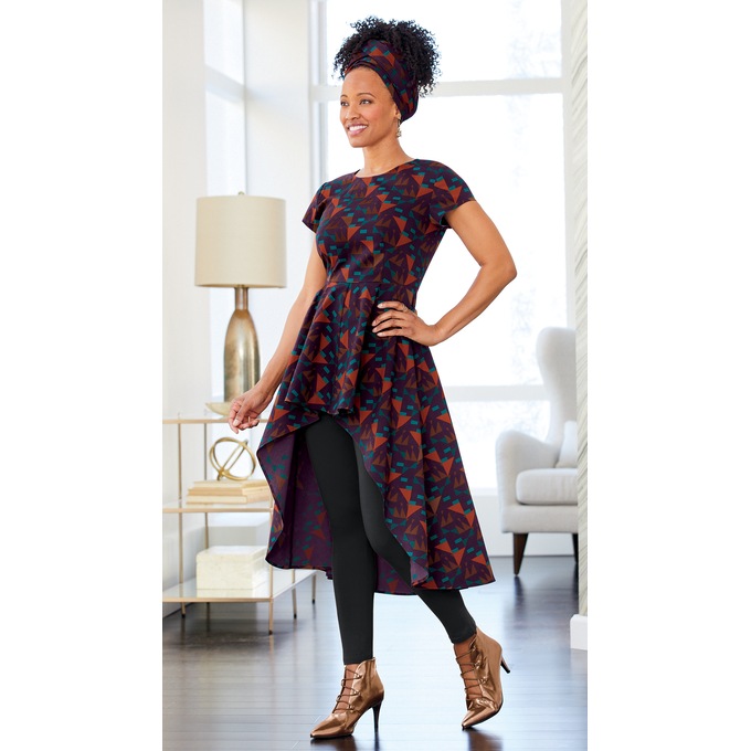 Kamarie Top &amp; Headwrap, , large