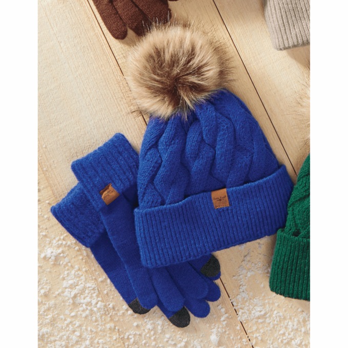 Britt's Knits Mainstay Hat and Tech Glove Set, , large