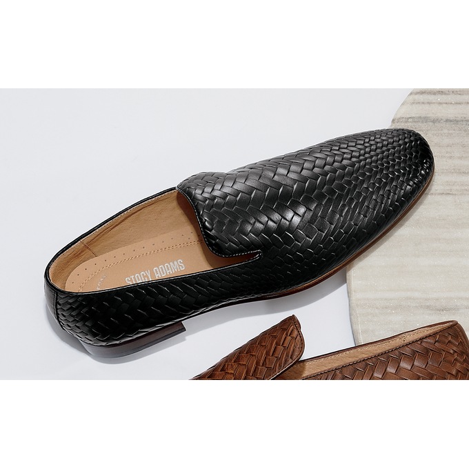 Stacy Adams Wilton Woven Slip On, , large