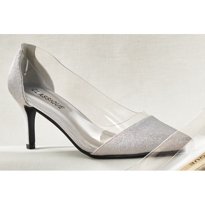 Classique Shimmer and Vinyl Pump, , large