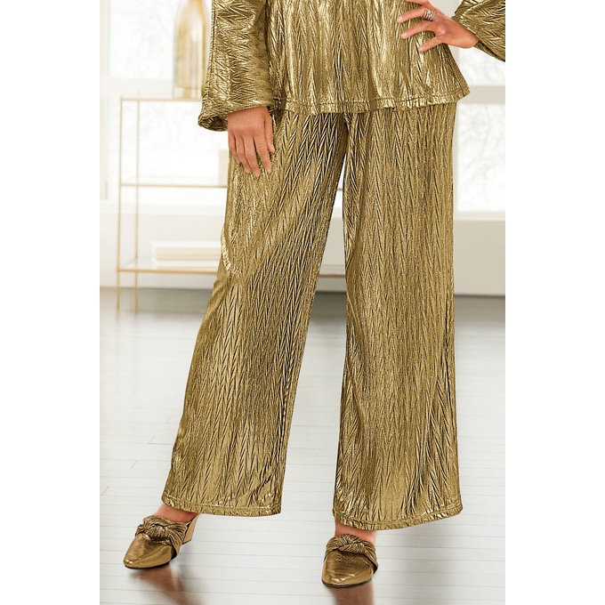 Chavah Foil Print Pant, , large