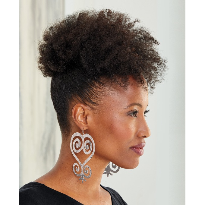 Earrings for store short african hair