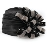 Embellished Satin Flower Turban, , large
