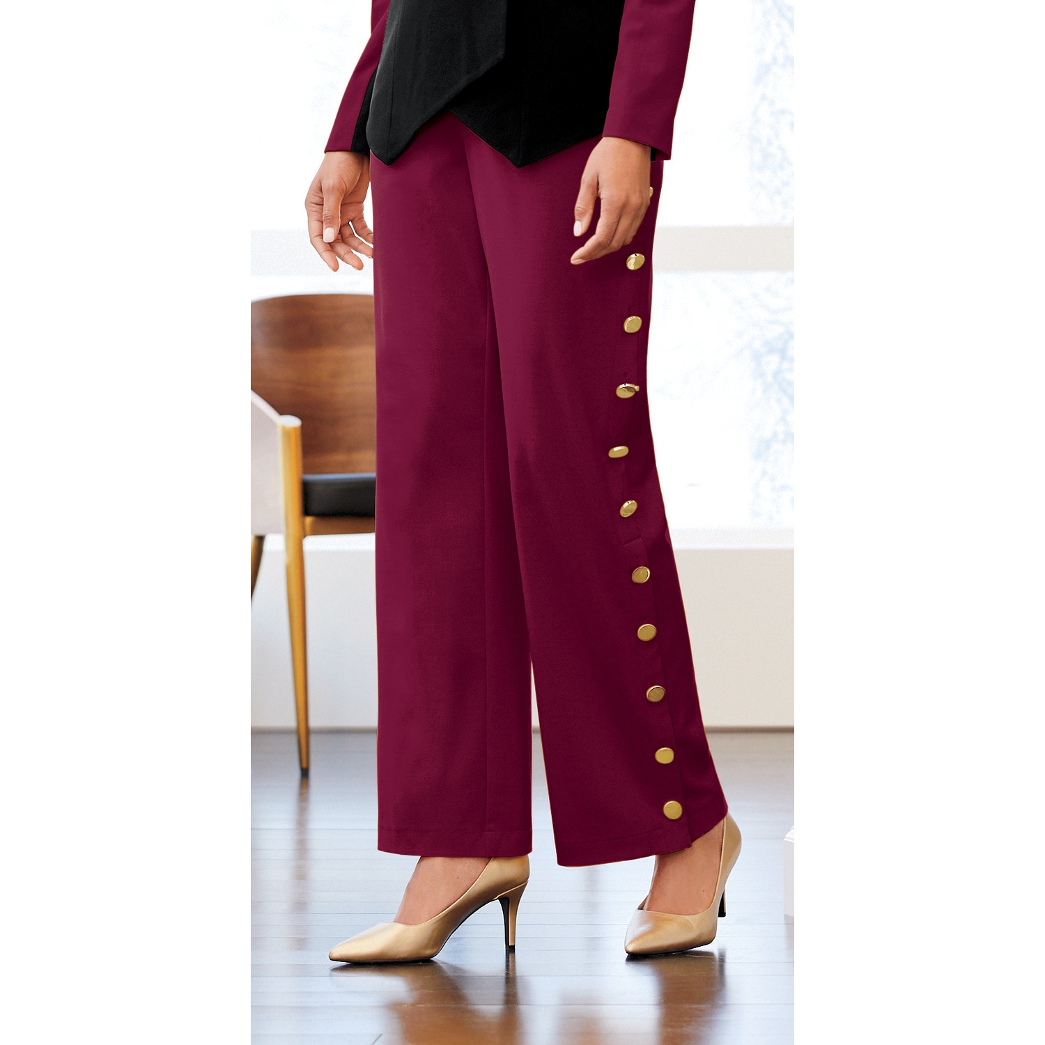Alika Button Pant | ASHRO