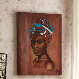 Anikka African Woman Canvas, , large