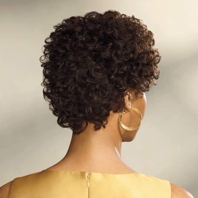 Vivica Fox Sol Human-Hair Wig - Short and Curly, , large