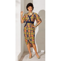 Anwa Faux Wrap Dress, , large