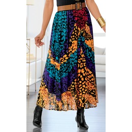 Azure Afrocentric Skirt, , large