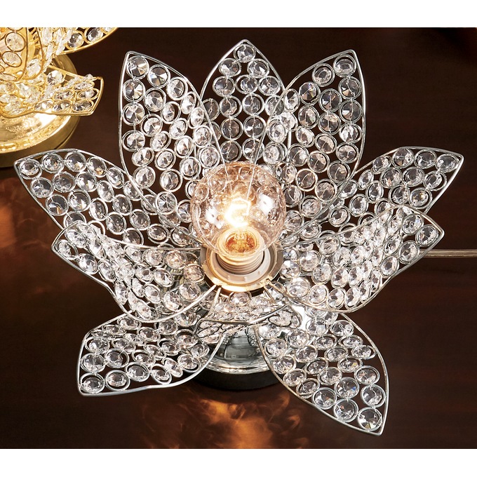 Crystal Lotus Lamp, , large