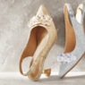 Classique Glitter Slingback, Gold, large