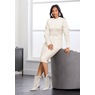 Karlina Mixed-Stitch Sweater Dress, , large