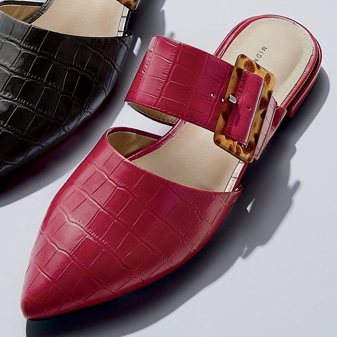 Buckle-Strap Mule, , large