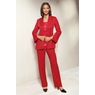 3-Piece Laced-Up Pant Outfit with Jacket and Satin Cami, , large