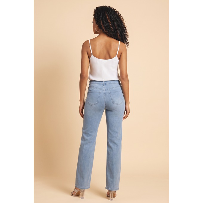 Maxine Control Women's Straightleg Stretch-Denim Jeans with Mini Studs, , large