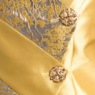 Ananda Asymmetric Jacket Dress with Rhinestone Buttons and Metallic Trim, , large