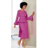 Letetra Grommet Denim Skirt Set, , large