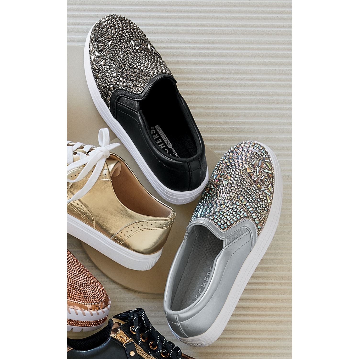 Skechers double shop up diamond girl