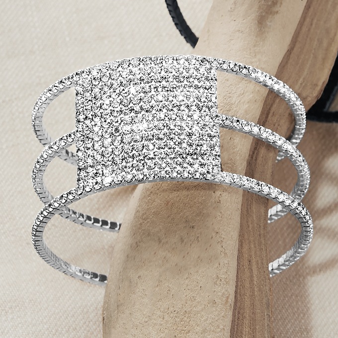 Crystal Pav&eacute; Cuff, , large