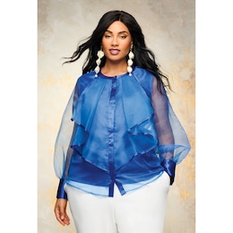 Lulu Sheer Blouse, , large