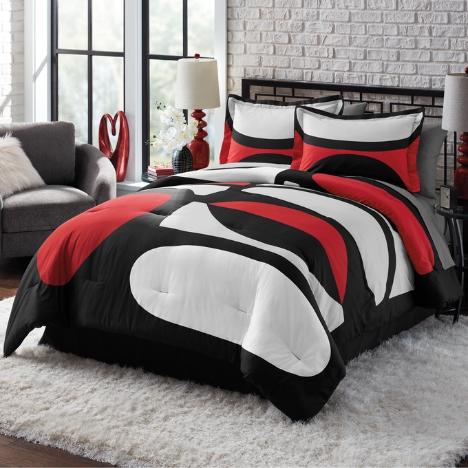 Calvin Comforter Set, Accent Pillow and Window Treatments, , large