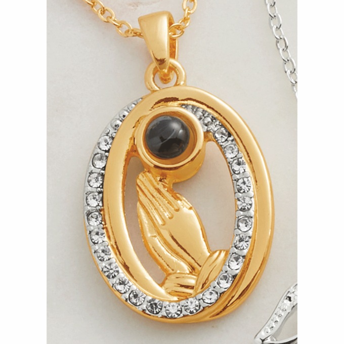 Hidden Prayer Pendant, , large