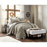 Hudson Storage Bench, Ivory Windowpane, large