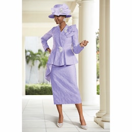 Kamaria Skirt Suit and Hat, , large