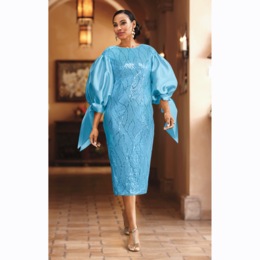Jasika Bow Sleeve Sequin Dress, , large