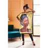 "Daughter Of The Mud" Oversized Short Satin Caftan, , large