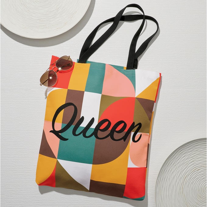 Afrocentric Tote, Abstract Multi, large