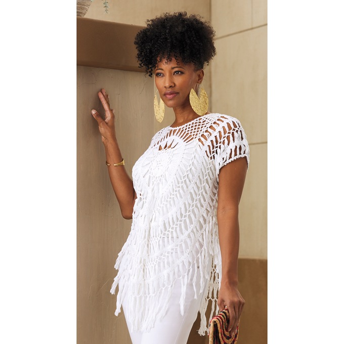 Paulina Crochet Top, , large