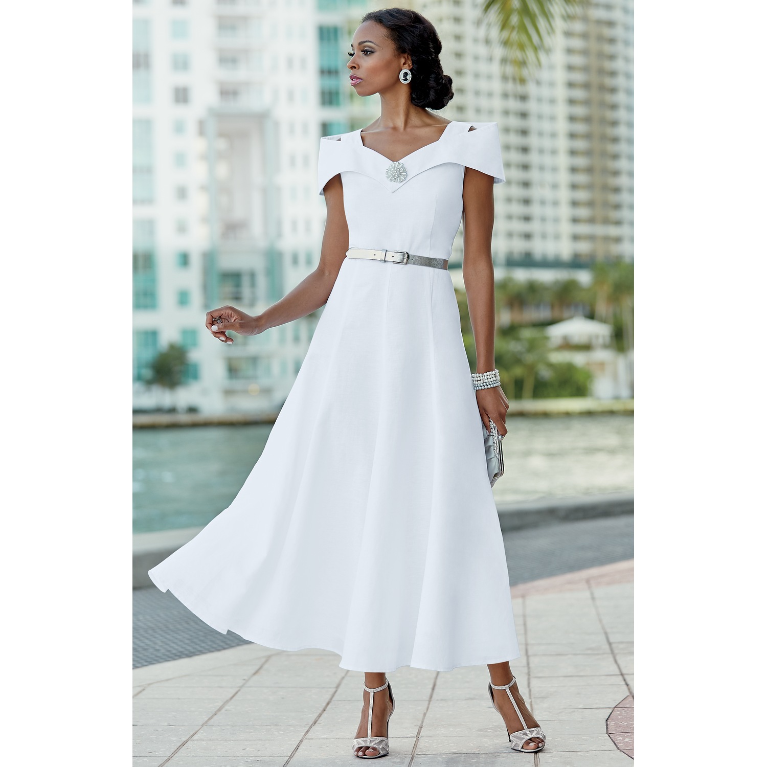 Alisa Linen Dress ASHRO