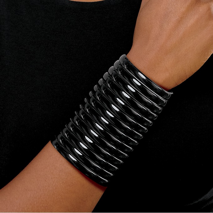 Pleather Cuff, , large