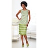 Polka-Dot Stripe Jacket Dress, , large
