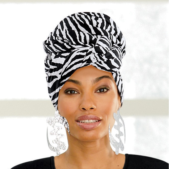 Animal print head wrap 2025