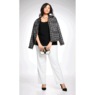 Plaid Crop Jacket , , large