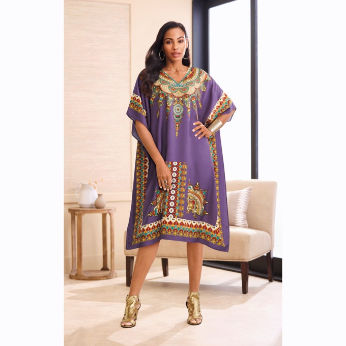 Naveah Short Caftan, , large