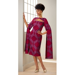 Simply Sleeves Sheath Dress, , large