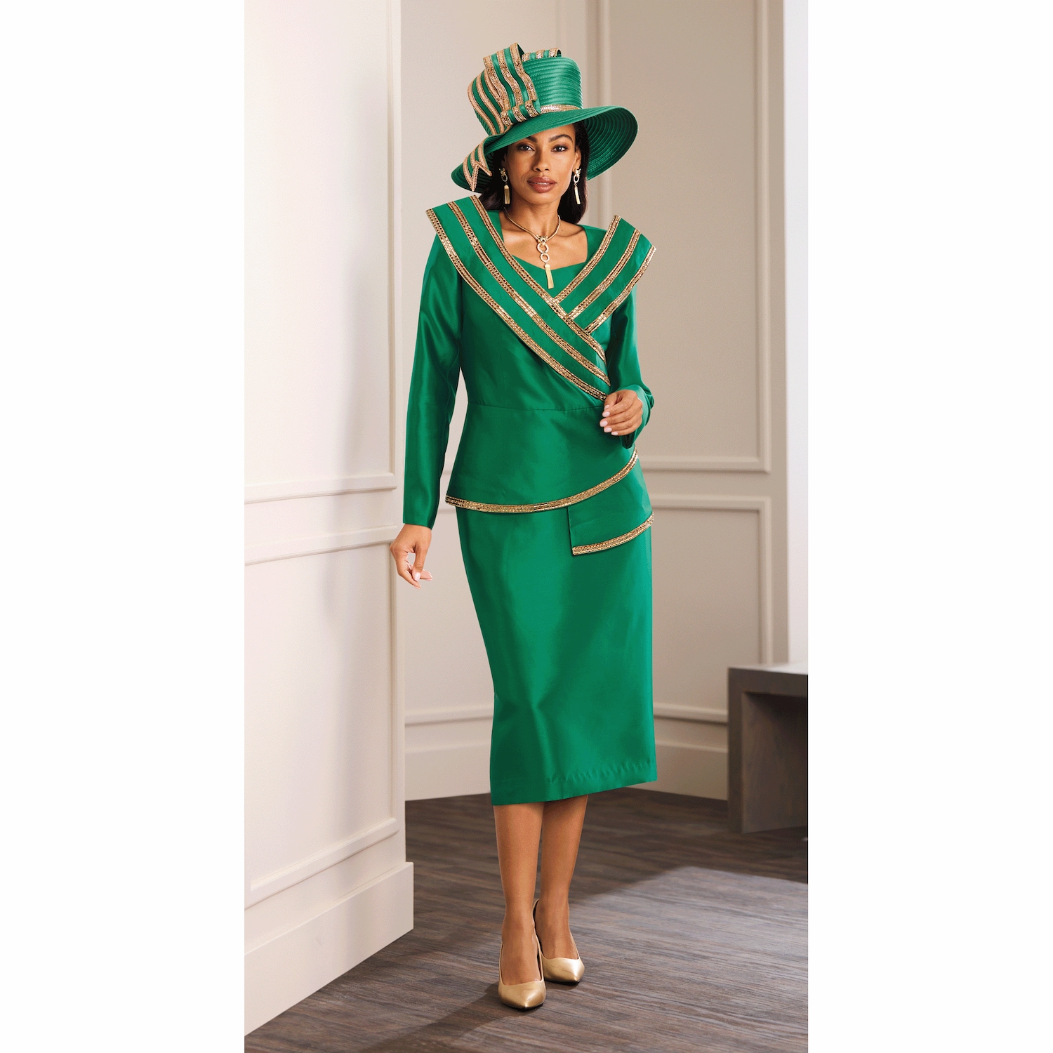 green dress suit womens Dark Green 3-Piece Women's Pant Suit Elegant Wedding & Formal Outfit Custom / 30