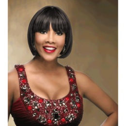 Vivica Fox Human-Hair Bob Wig, , large