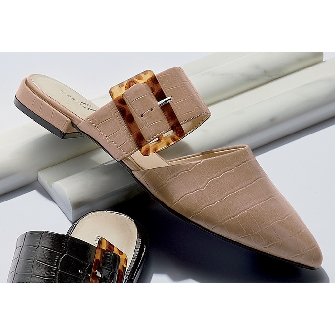 Buckle-Strap Mule, , large