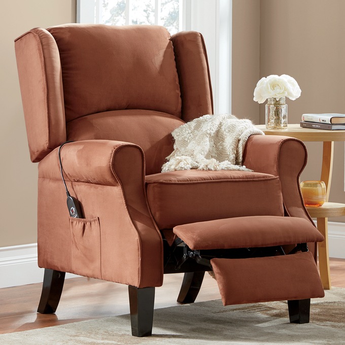 Lazy boy on sale wingback recliner chair